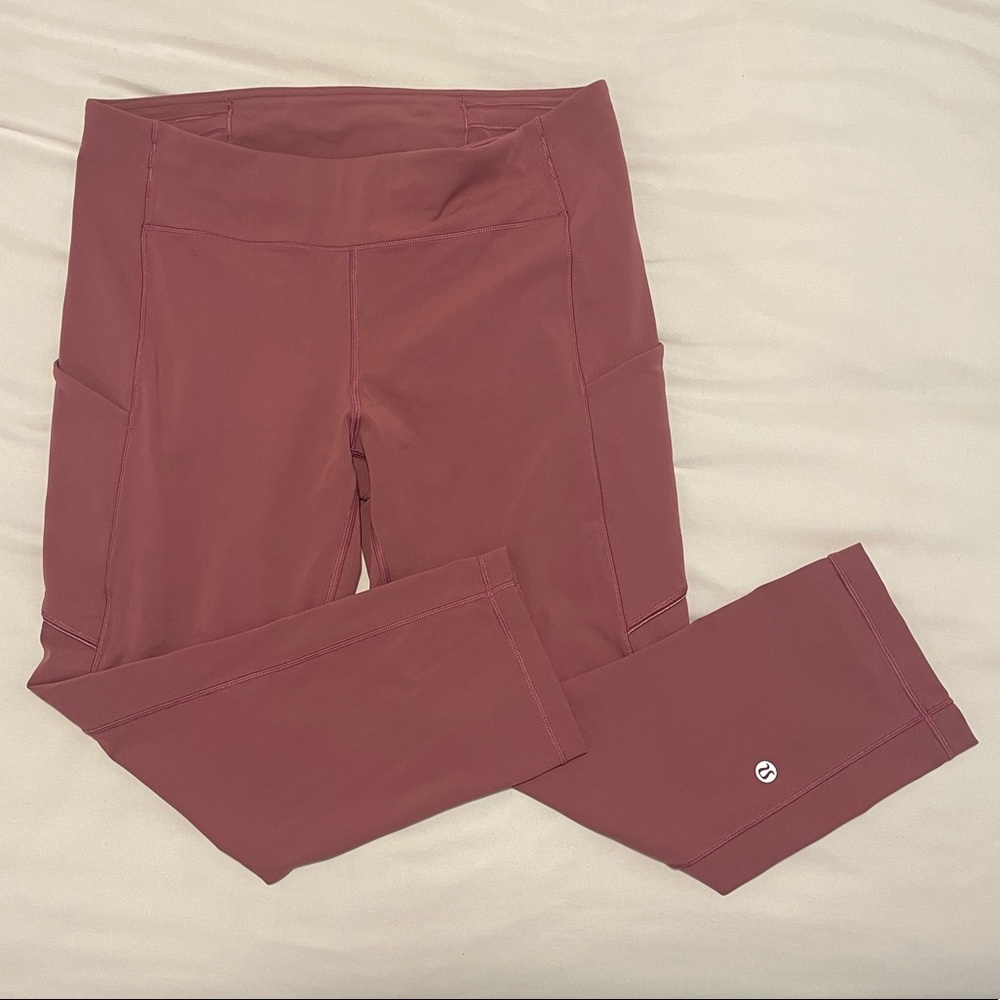 LuluLemon 22” Leggings with side pocket